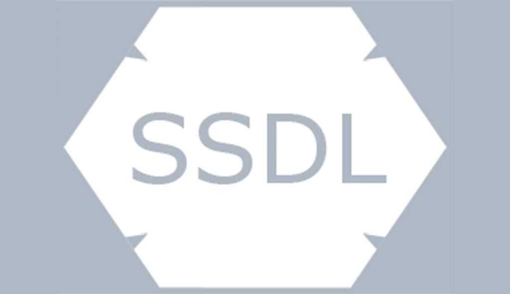 Logo för och SSDL (Sveriges Slip- och Diamantverktygs- leverantörers förening).